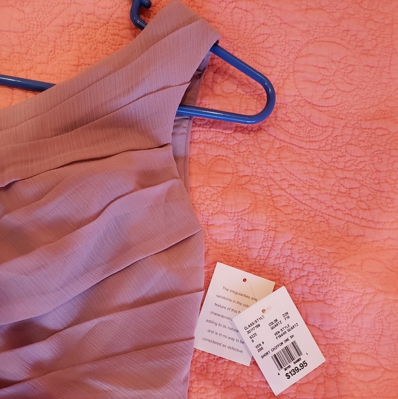 Davids Bridal Short Quarts One shoulder dress - Picture 5 of 6